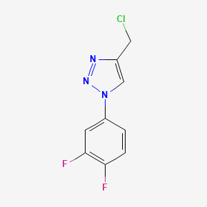 4-(chloromethyl)-1-(3,4-difluorophenyl)-1H-1,2,3-triazole