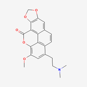 molecular formula C21H19NO5 B14674598 Thaliglucinone CAS No. 35988-96-6