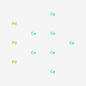 molecular formula Ce7Pd3 B14674604 Cerium--palladium (7/3) CAS No. 39416-86-9