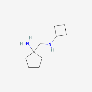 molecular formula C10H20N2 B1467465 1-[(Cyclobutylamino)methyl]cyclopentan-1-amine CAS No. 1247740-68-6