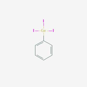 molecular formula C6H5GeI3 B14674673 Triiodo(phenyl)germane CAS No. 41856-42-2