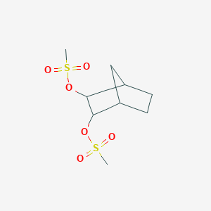 molecular formula C9H16O6S2 B14674676 Bicyclo[2.2.1]heptane-2,3-diyl dimethanesulfonate CAS No. 39025-04-2