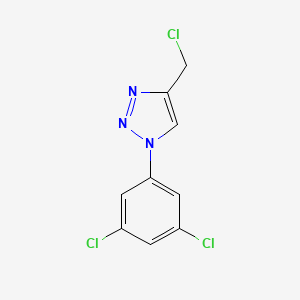 4-(chloromethyl)-1-(3,5-dichlorophenyl)-1H-1,2,3-triazole