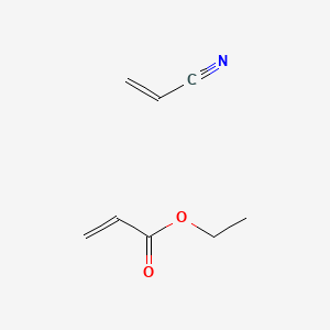 molecular formula C8H11NO2 B14674726 Ethyl acrylate-acrylonitrile CAS No. 25053-12-7