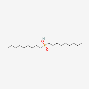molecular formula C18H39O2P B14674739 Dinonylphosphinic acid CAS No. 38021-01-1