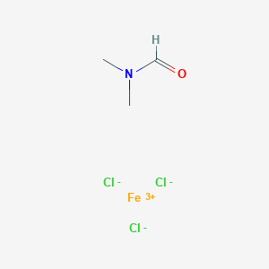 molecular formula C3H7Cl3FeNO B14674776 N,N-dimethylformamide;iron(3+);trichloride CAS No. 36654-49-6