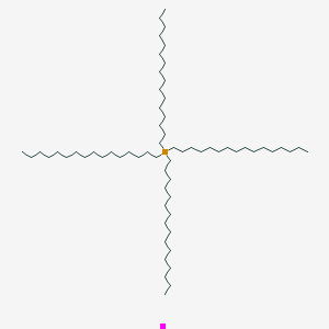 molecular formula C64H132IP B14674806 Tetrahexadecylphosphanium iodide CAS No. 37165-83-6