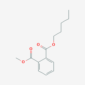 molecular formula C14H18O4 B14674820 Methyl pentyl phthalate CAS No. 34006-79-6