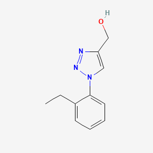 molecular formula C11H13N3O B1467494 [1-(2-ethylphenyl)-1H-1,2,3-triazol-4-yl]methanol CAS No. 1248365-44-7