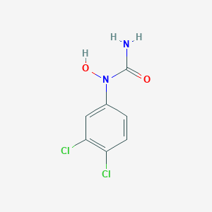 molecular formula C7H6Cl2N2O2 B146750 3,4-Dichlorophenyl hydroxy urea CAS No. 128523-56-8