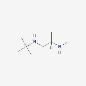 molecular formula C8H20N2 B1467508 [1-(Tert-butylamino)propan-2-yl](methyl)amine CAS No. 1250031-14-1
