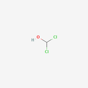 molecular formula CH2Cl2O B14675293 Dichloromethanol CAS No. 35911-93-4