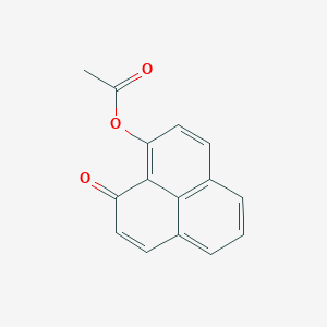 molecular formula C15H10O3 B14675326 1-Oxo-1H-phenalen-9-YL acetate CAS No. 35897-83-7