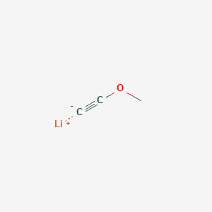 molecular formula C3H3LiO B14675335 lithium;methoxyethyne CAS No. 36677-82-4