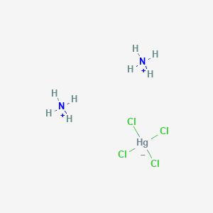 molecular formula Cl4H8HgN2 B14675384 Ammonium mercuric chloride CAS No. 33445-15-7