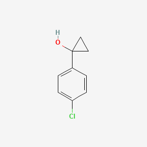 molecular formula C9H9ClO B1467539 1-(4-Chlorophenyl)cyclopropan-1-ol CAS No. 16031-54-2