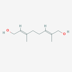 molecular formula C10H18O2 B146754 (6E)-8-hydroxygeraniol CAS No. 26488-97-1