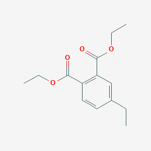 molecular formula C14H18O4 B14675416 Diethyl 4-ethylbenzene-1,2-dicarboxylate CAS No. 35081-14-2