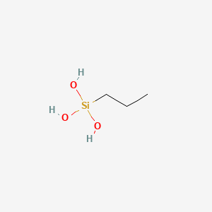 molecular formula C3H10O3Si B14675420 Propylsilanetriol CAS No. 36088-62-7