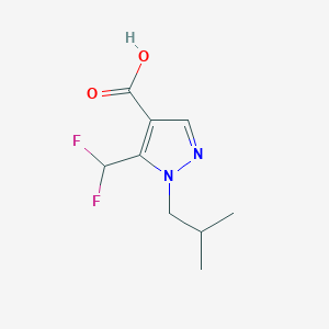 5-(difluoromethyl)-1-(2-methylpropyl)-1H-pyrazole-4-carboxylic acid