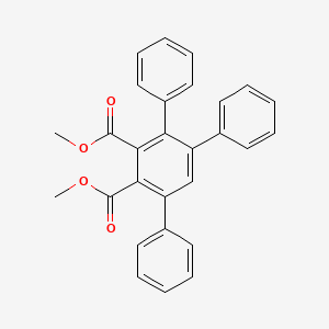 molecular formula C28H22O4 B14675446 Dimethyl 3,4,6-triphenylbenzene-1,2-dicarboxylate CAS No. 35740-94-4