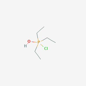 molecular formula C6H16ClOP B14675449 Chloro(triethyl)-lambda~5~-phosphanol CAS No. 38960-87-1