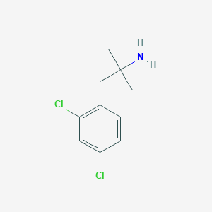 molecular formula C10H13Cl2N B1467556 1-(2,4-Dichlorophenyl)-2-methylpropan-2-amine CAS No. 802556-99-6