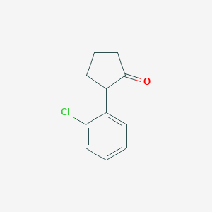 molecular formula C11H11ClO B1467557 2-(2-Chlorophenyl)cyclopentan-1-one CAS No. 1242029-81-7