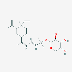 molecular formula C25H40O5 B146756 Fucoside B CAS No. 133470-56-1