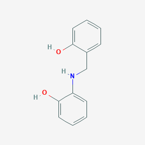 molecular formula C13H13NO2 B14675693 Phenol, 2-[[(2-hydroxyphenyl)amino]methyl]- CAS No. 36282-74-3
