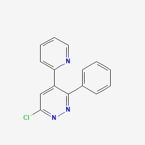 molecular formula C15H10ClN3 B1467578 3-Chloro-5-pyridyl-6-phenylpyridazine CAS No. 1007554-45-1