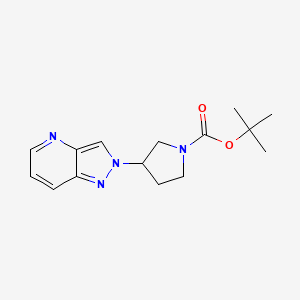 tert-Butyl 3-(2H-pyrazolo[4,3-b]pyridin-2-yl)-1-pyrrolidinecarboxylate