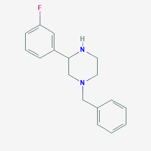 1-Benzyl-3-(3-fluorophenyl)piperazine