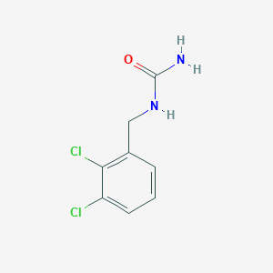 molecular formula C8H8Cl2N2O B14675865 N-[(2,3-Dichlorophenyl)methyl]urea CAS No. 30207-85-3
