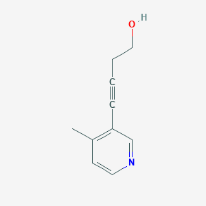 4-(4-Methylpyridin-3-yl)but-3-yn-1-ol