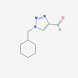 1-(cyclohexylmethyl)-1H-1,2,3-triazole-4-carbaldehyde