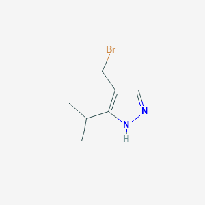 4-(bromomethyl)-3-isopropyl-1H-pyrazole
