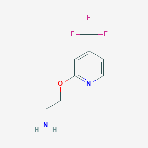 (2-{[4-(Trifluoromethyl)pyridin-2-yl]oxy}ethyl)amine