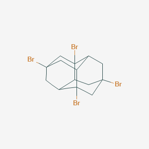 molecular formula C14H16Br4 B14676027 1,4,6,9-Tetrabromdiamantan 