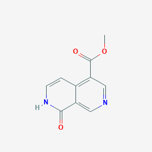 molecular formula C10H8N2O3 B1467606 Methyl 8-oxo-7,8-dihydro[2,7]naphthyridine-4-carboxylate CAS No. 1353502-58-5
