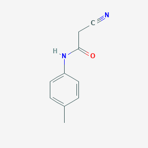 molecular formula C10H10N2O B146761 2-氰基-N-(4-甲基苯基)乙酰胺 CAS No. 6876-54-6