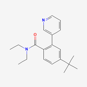 4-(tert-Butyl)-N,N-diethyl-2-(3-pyridinyl)benzamide