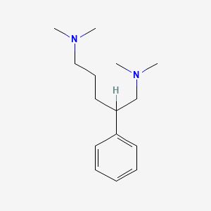 molecular formula C15H26N2 B14676127 N,N-Dimethyl-beta-(3-dimethylaminopropyl)phenethylamine CAS No. 34543-48-1