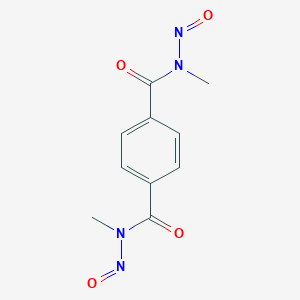 molecular formula C10H10N4O4 B146762 N,N'-Dimethyl-N,N'-dinitrosoterephthalamide CAS No. 133-55-1
