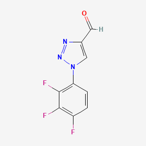 1-(2,3,4-trifluorophenyl)-1H-1,2,3-triazole-4-carbaldehyde