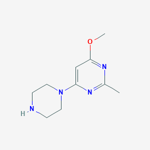 4-Methoxy-2-methyl-6-(piperazin-1-yl)pyrimidine