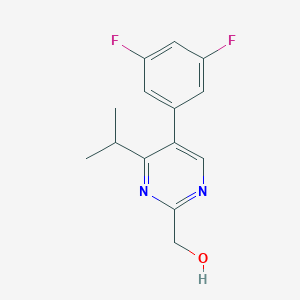 [5-(3,5-Difluorophenyl)-4-isopropyl-2-pyrimidinyl]methanol