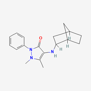 molecular formula C18H23N3O B14676311 Einecs 251-124-9 CAS No. 32597-38-9