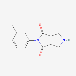2-(m-tolyl)tetrahydropyrrolo[3,4-c]pyrrole-1,3(2H,3aH)-dione
