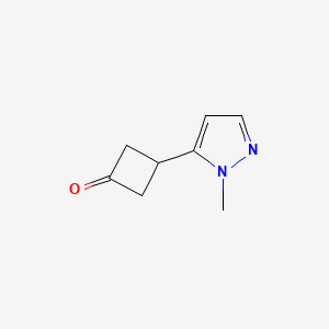 3-(1-Methyl-1H-pyrazol-5-yl)cyclobutanone